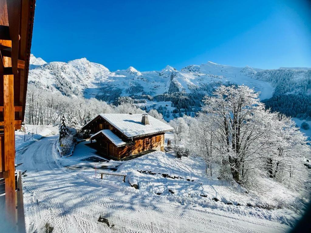 Cosymontagne - Le Chalet - 3Ch - 8 Pers- Terrasse Sud, Magnifique Vue Ла-Клюсаз Экстерьер фото